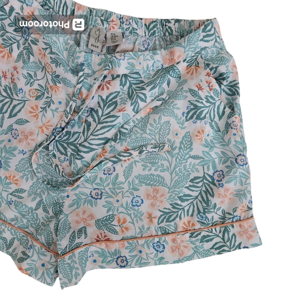 Joie Green Tropical Floral Pajama Lounge Set - M - Picture 7 of 9